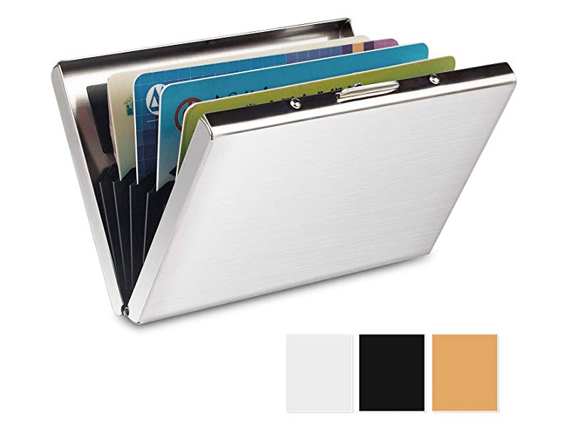 SHIILFID Anti Rfid Blocking Credit Card Holder