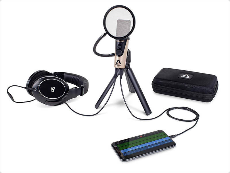 Apogee Hype Mic Analog Compressor USB Microphone for iPhone