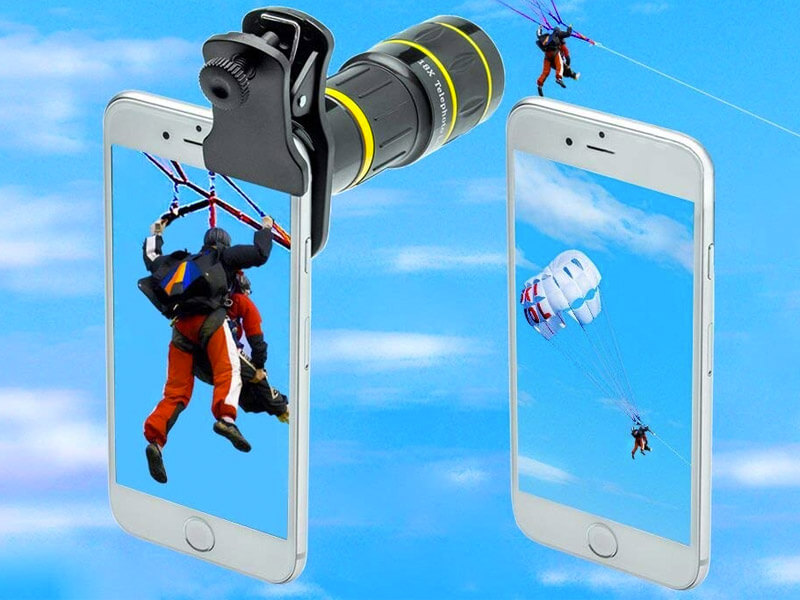Godefa Cell Phone Camera Lens with Tripod