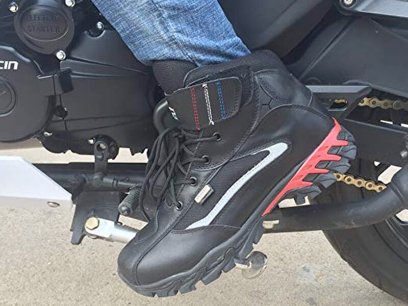Motercycle Leather Boots