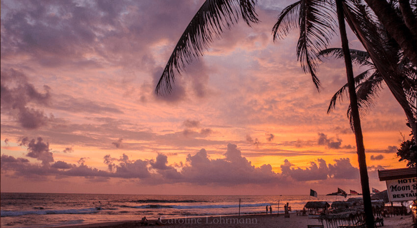 Coroline Lohrmann Beach in Sri Lanka