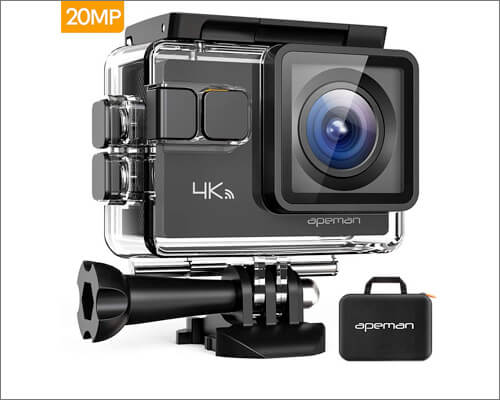 APEMAN A80 Action Camera 4K WiFi 20MP Waterproof