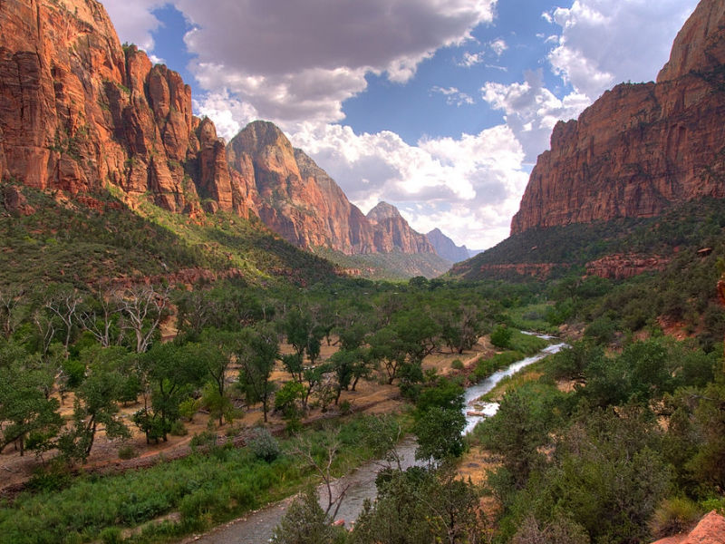 Zion Canyon in Zion National Park, Utah