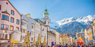 Innsbruck in the Austrian Alps